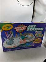 Crayola spin art Station