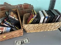 Large Basket/DVD Lot