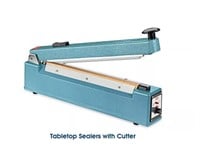Tabletop Impulse Bag Sealer w/Cutter - 8"
