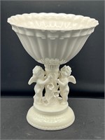 Napco 1962 cherub pedestal compote