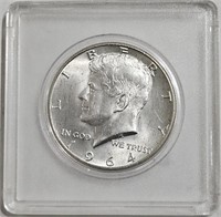 1964 D 90% Silver Kennedy Half Dollar