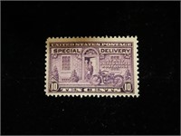 1927 E15 UNUSED US Motorcycle Spec Delivery Stamp