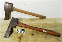 2 – Variant form posthole axes by same maker,