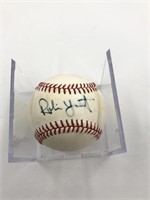 AUTOGRAPHED MAJOR LEAGUE BASEBALL- ROBIN YOUNT-