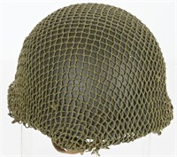 WWII BRITISH MKII PARATROOPERS HELMET W LINER 1944