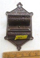 Double match holder, Patent 1899