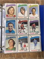 1976-77 Opc Hockey Binder 250+ Cards