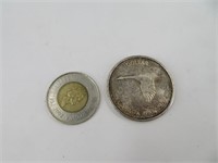 Dollar Canada 1867-1967 silver