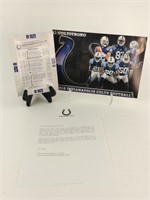 Colts Memorabilia - Letter, Schedule, Pennant