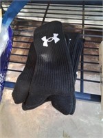 3 pairs of new black medium socks