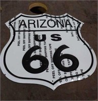 Metal Arizona 66 Sign