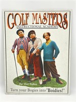 Gold Masters Three Stooges Metal Wall Art 12.5” x