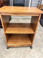 TV stand with shelf two shelves