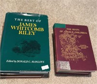 Lot of 4 James Whitcomb Riley Books and Stories