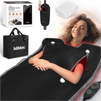 $100  Portable Infrared Sauna Blanket  Black