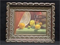 Original Still Life Oil on Canvas by George Clow