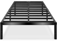 Haageep black queen size bed frame