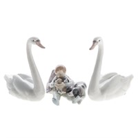 Three Lladro porcelain figures