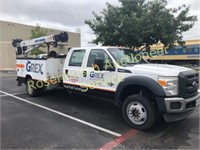 2014 F550 Service Truck with Crane (KEY TITLE)