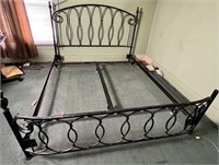 METAL KING SIZE BED FRAME