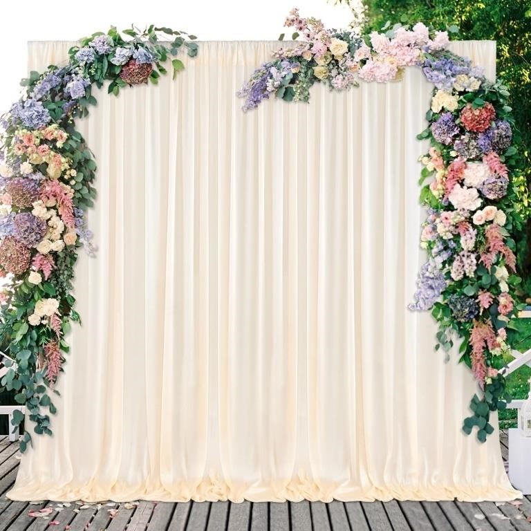 Ivory Party Backdrop 10x10FT