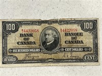 1937 Cdn $100 Bill