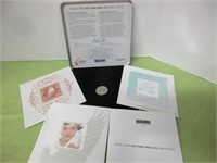 CANADA STAMP & COIN SET IN CASE