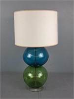 Mid Century Style Glass Table Lamp