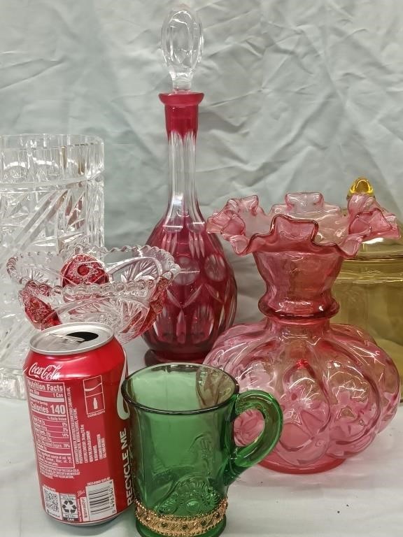 Crystal, Press and Pattern glassware -  Fenton