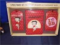3Pc. Betty Boop Travel Set