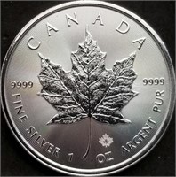 2021 Canada 1oz Silver Maple Leaf BU .9999