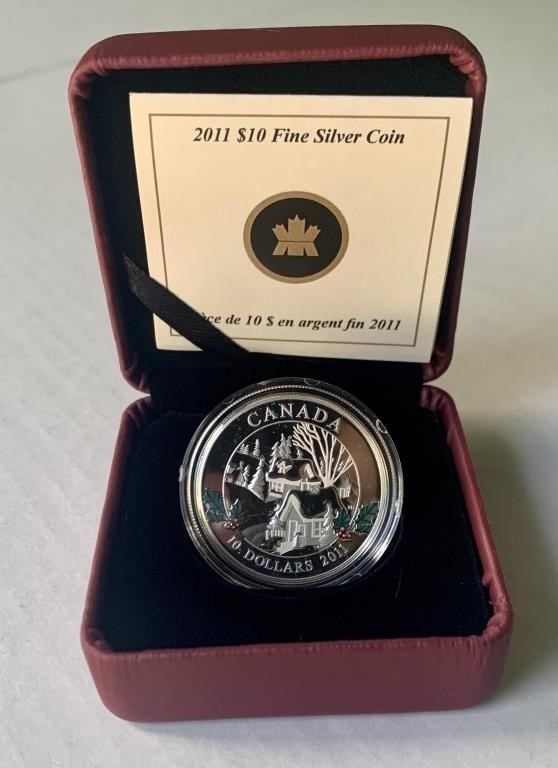 2011 Canada $10 Fine Silver Coin