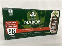56 SINGLE SERVE PODS NABOB COFFEE CO. MEDIUM