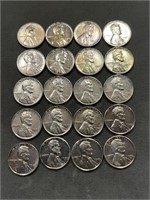 Lot Of 20 Nice 1943 Steel Cents
