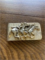 Racing horse money clip