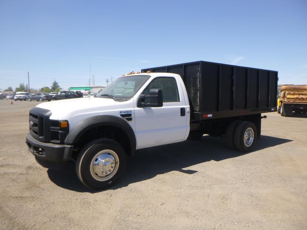 2008 Ford F450 Flatbed Dump Truck