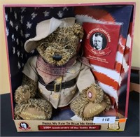 New in box 100th anniversary Teddy bear