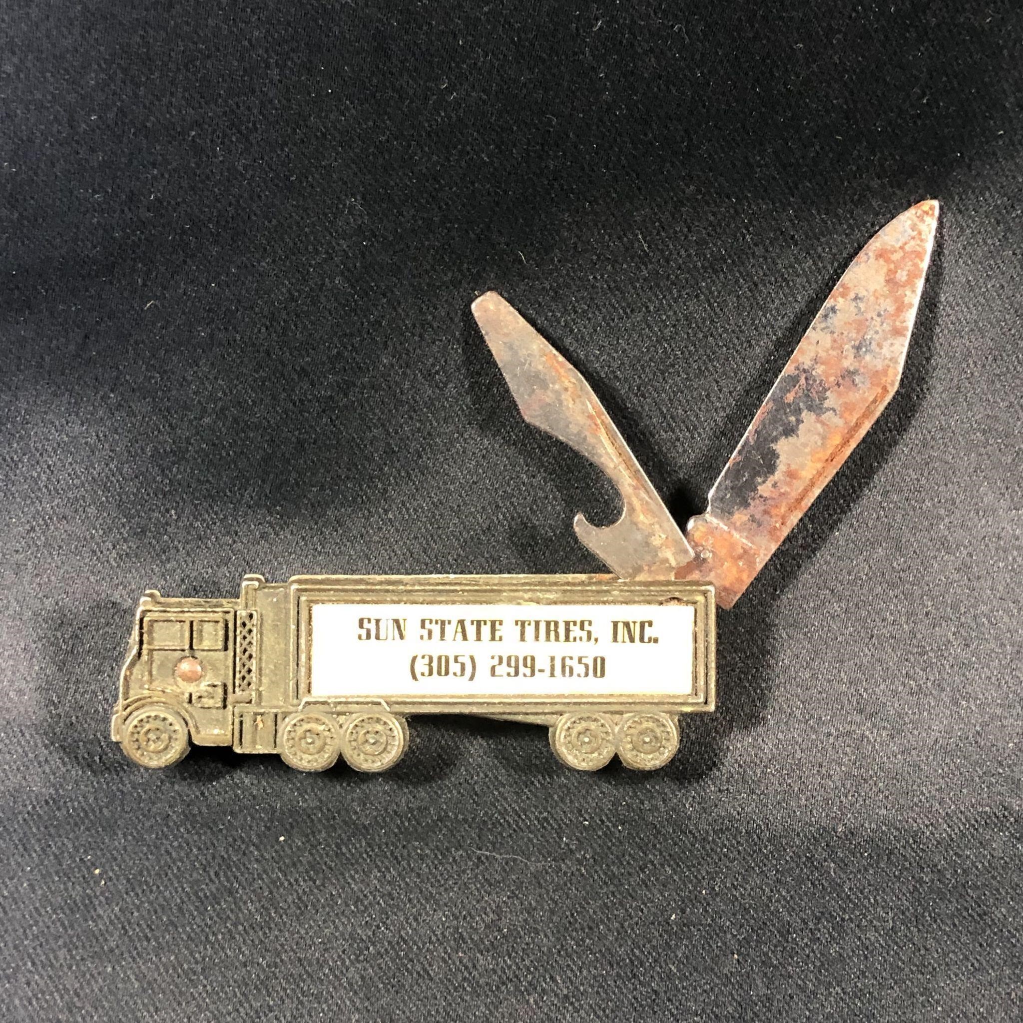 Vintage Advertising Pocket Knife Trucking 305