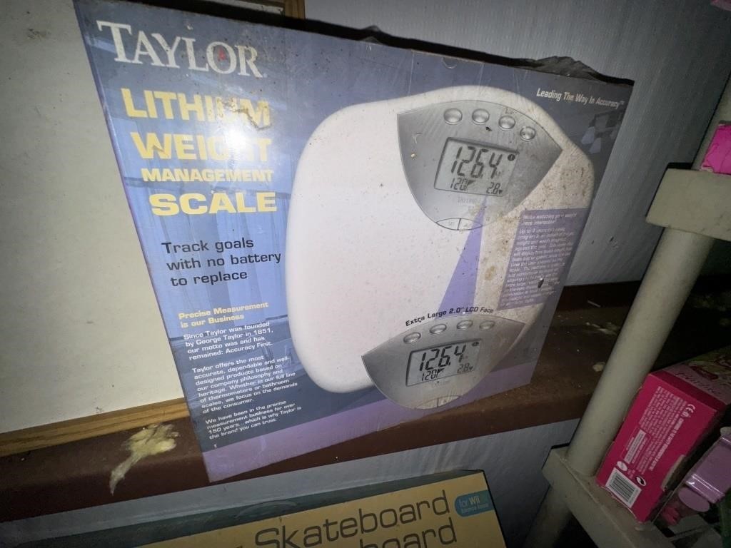 TAYLOR LITHIUM WEIGHT MANAGEMENT SCALE