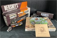 Hershey Advertising Cars, Trucks, Plate. Puzzle.