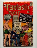 MARVEL COMICS FANTASTIC FOUR #9 SILVER AGE G-VG