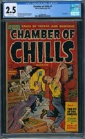 HARVEY PUBLICATIONS CHAMBER OF CHILLS #7 CGC 2.5