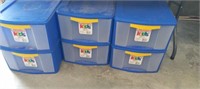 6 storage containers