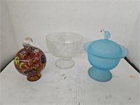 Lot of Decorative Glass Pieces