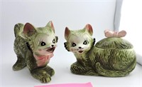 1950s Miss Kitty Cat Sugar & Creamer