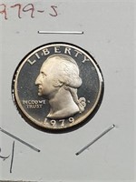 1979-S Clad Proof Washington Quarter