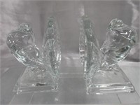 Crystal Doves Book Ends