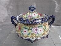 Hand Painted Porcelain Covered Dish