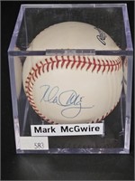 Authentic Autographed  Mark McGire Baseball w COA