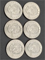 6-  1979 & 1979-D Susan B Anthony $1 Coins